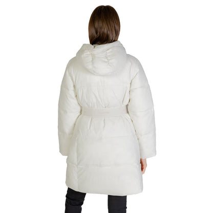 Cream Nylon Coat