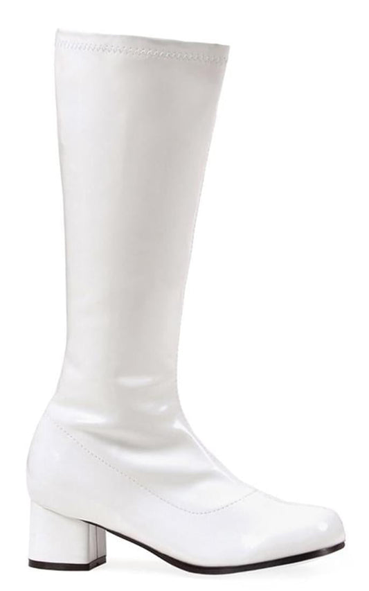 White Dora Gogo Child Costume Boots Size XL 4/5