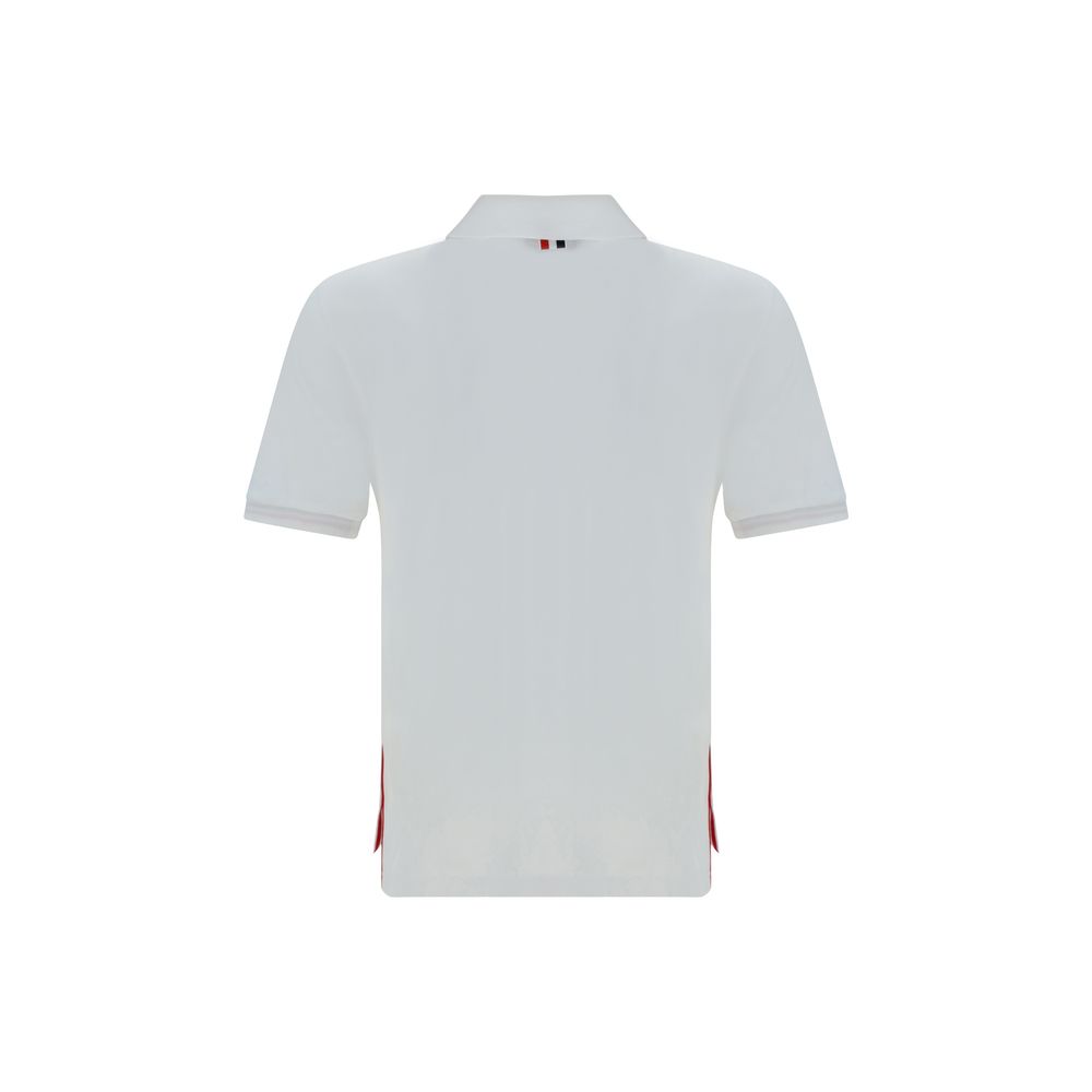 White Cotton Polo Shirt