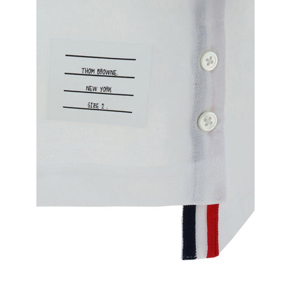 White Cotton Polo Shirt