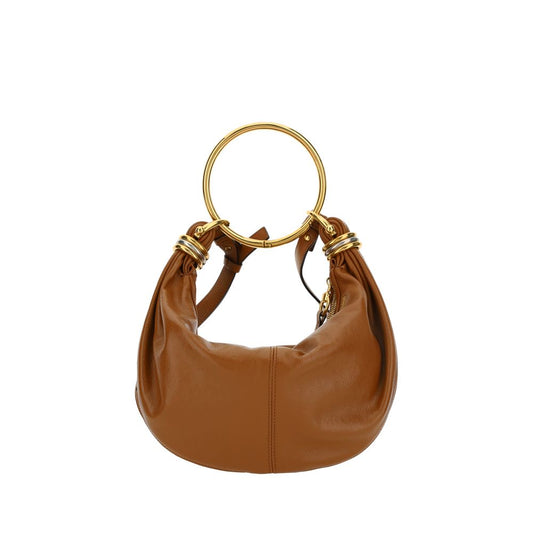 Brown Calf Leather Bos Taurus Handbag