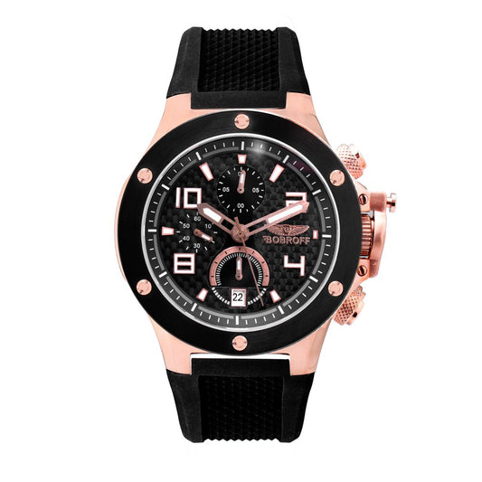 Black Rubber Dress Watch