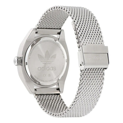 Gray Stainless Steel Dress Watch