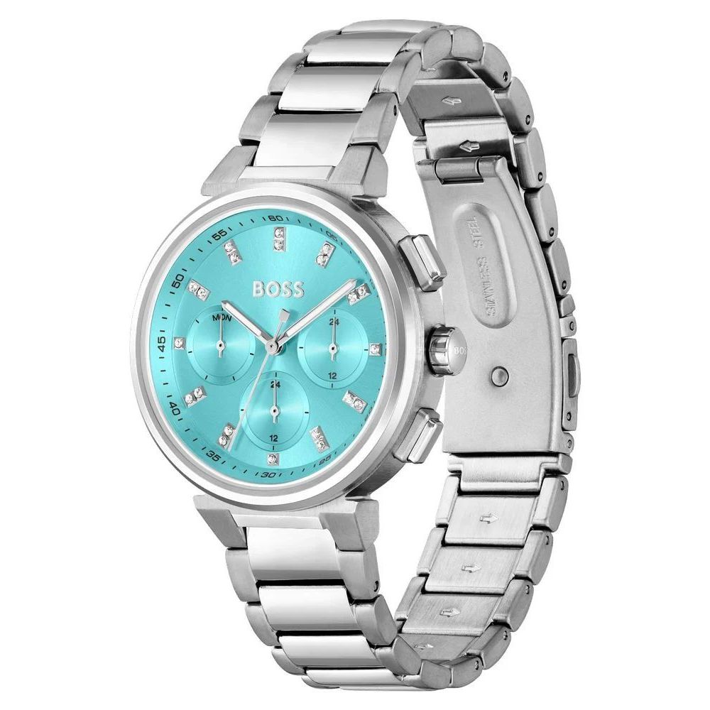 Silver Stainless Steel Dress Watch