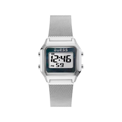 Gray Stainless Steel Digital Watch