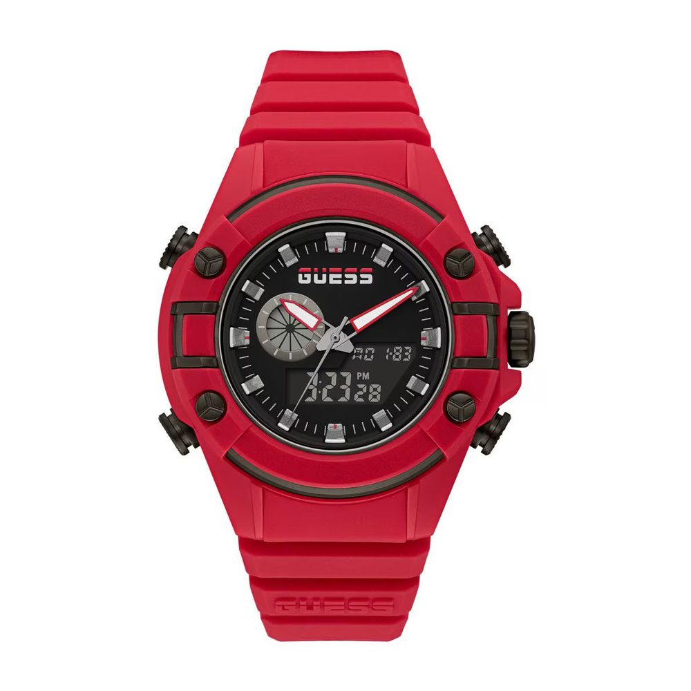Red Synthetic Sport Watch