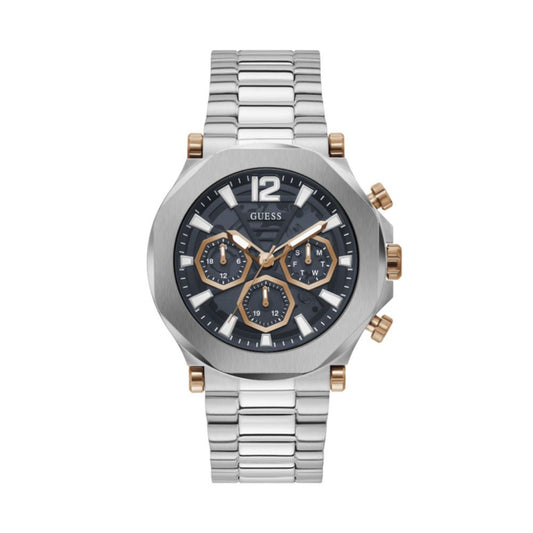 Gray Stainless Steel Dress Watch