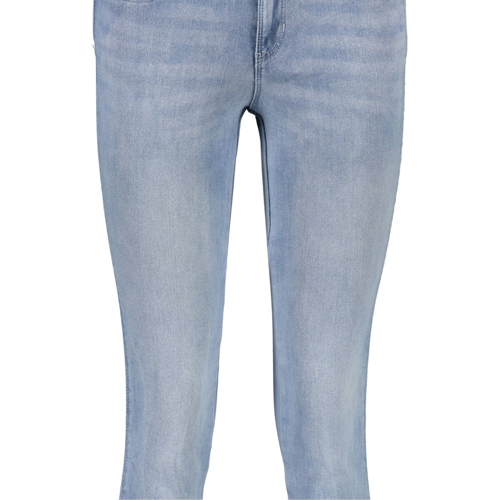 Blue Cotton Women Jeans