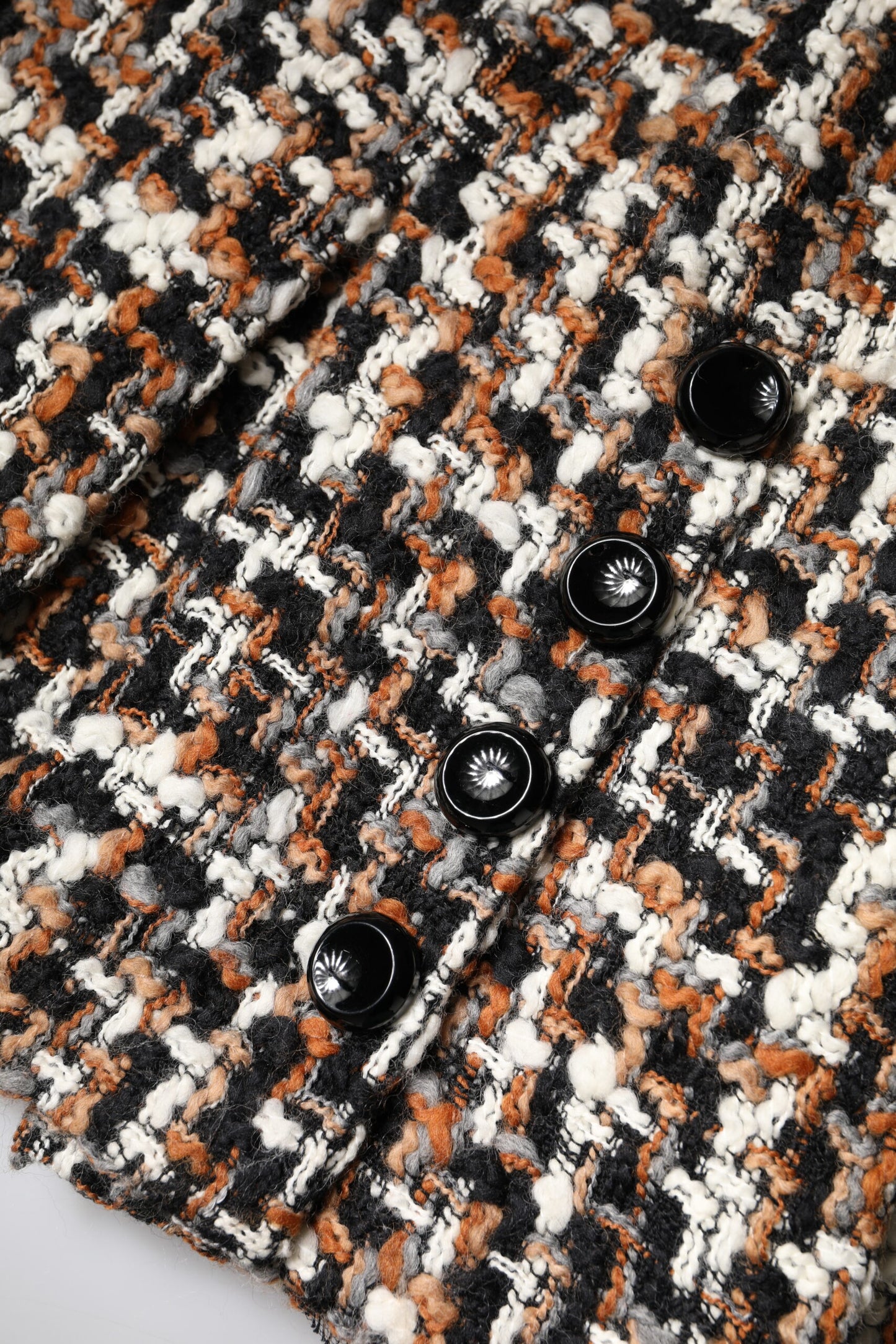 Multicolor High Waist Tartan Tweed Mini Skirt