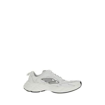 White Calf Leather Bos Taurus Athletic Sneakers