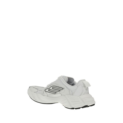 White Calf Leather Bos Taurus Athletic Sneakers