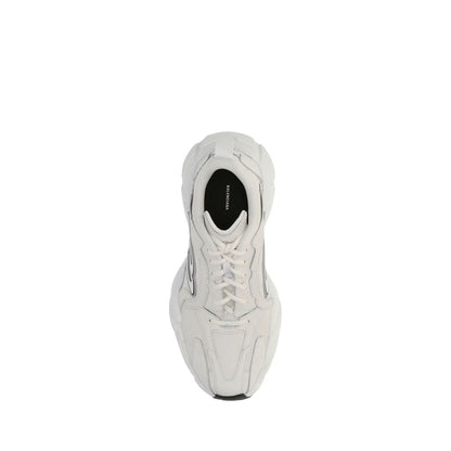 White Calf Leather Bos Taurus Athletic Sneakers