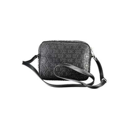 Black Polyester Women's Shoulder Bag