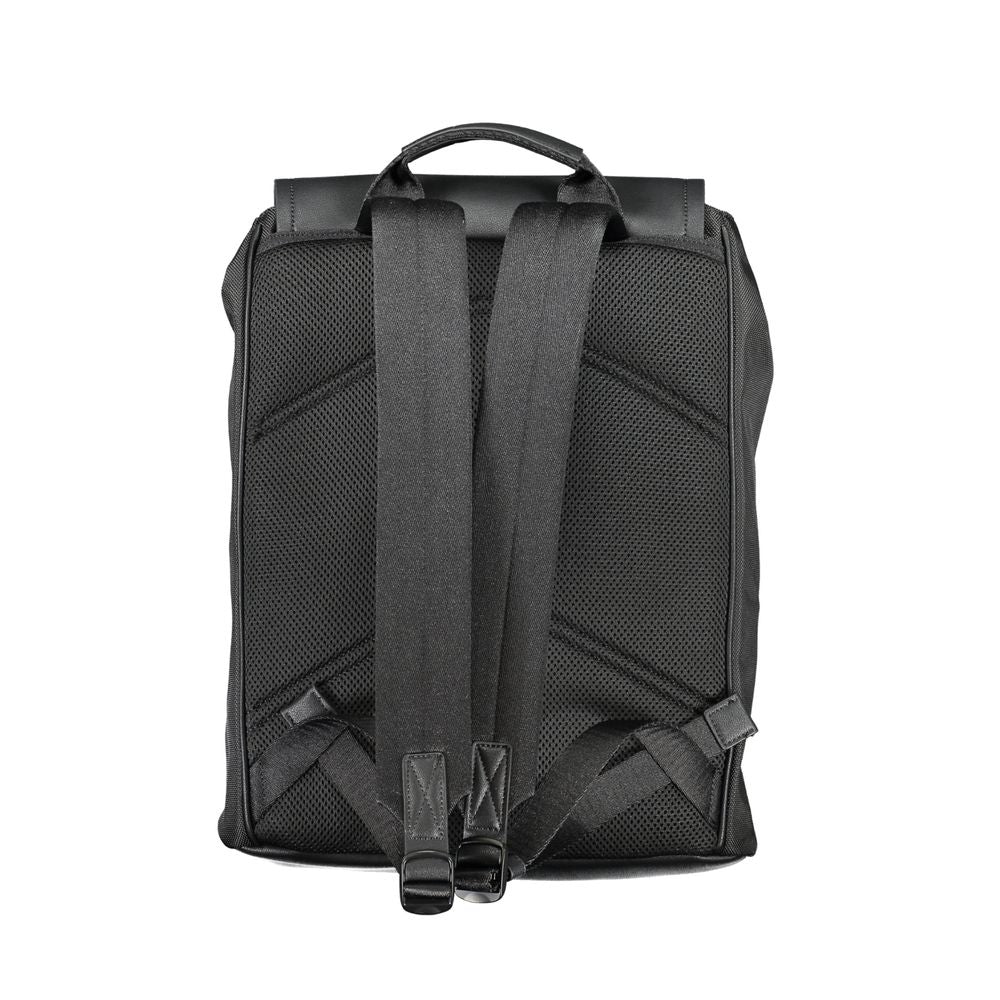 Nero Polyester Men Backpack