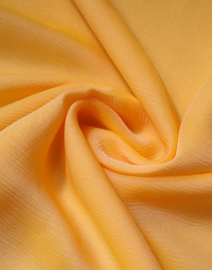 Yellow Silk Rectangle Wrap Shawl Scarf