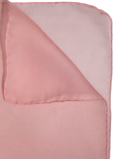 Pink Silk Rectangle Women Wrap Shawl Scarf