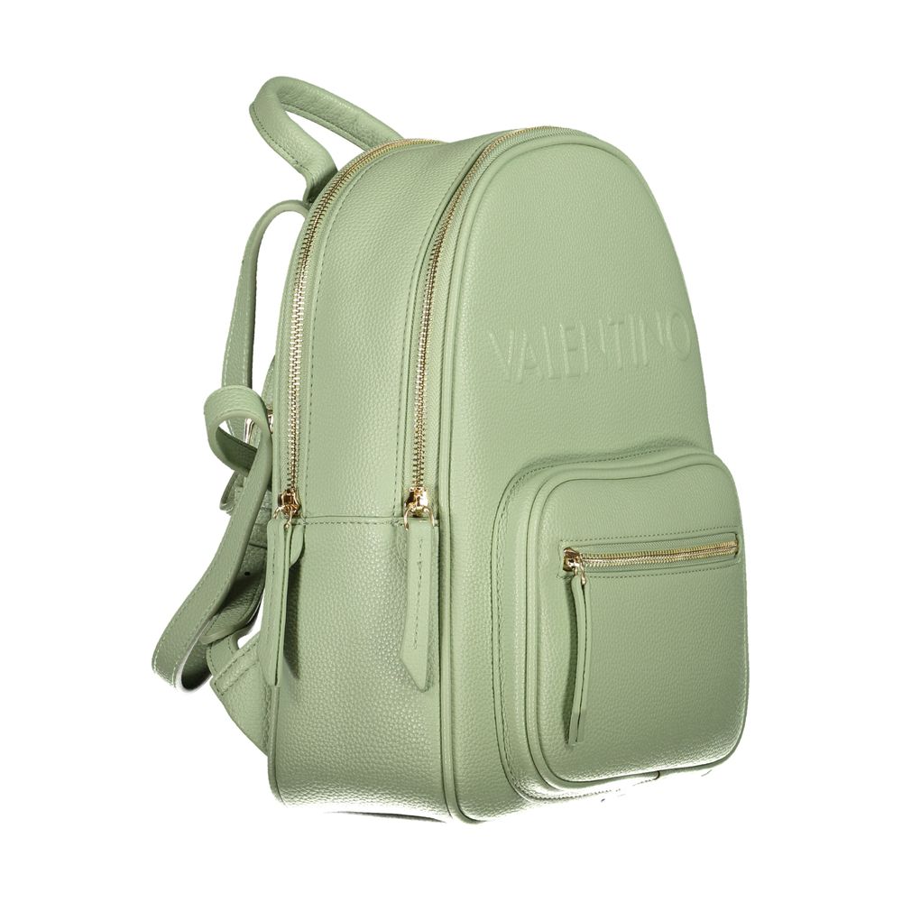 Verde Poliuretano Women Backpack
