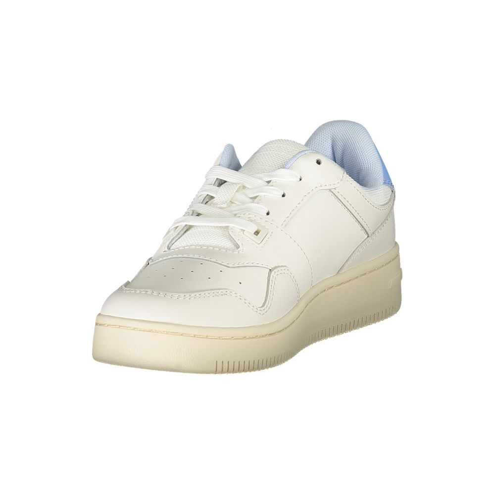 White Leather Women Sneaker