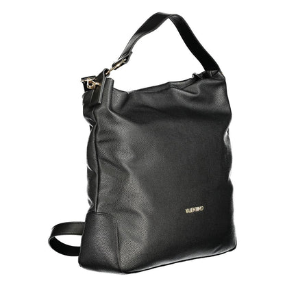 Black Polyethylene Women Handbag