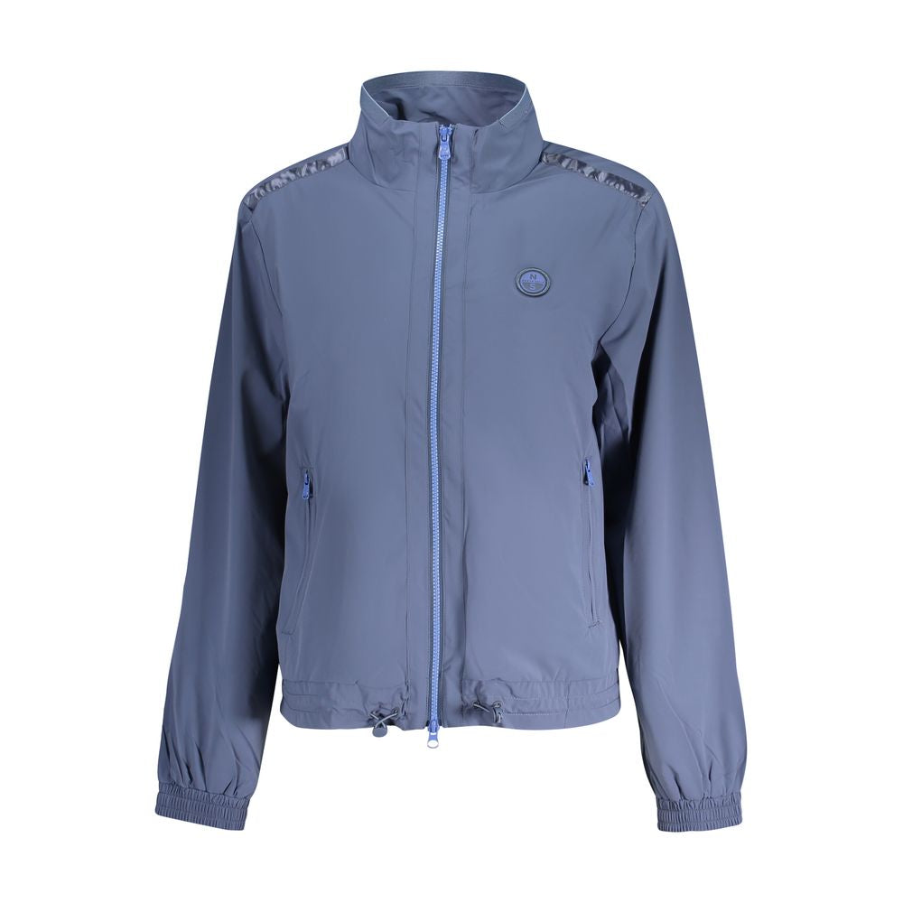 Blu Nylon Women Jacket