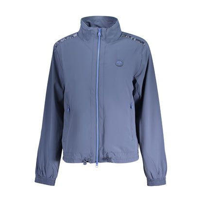 Blu Nylon Women Jacket