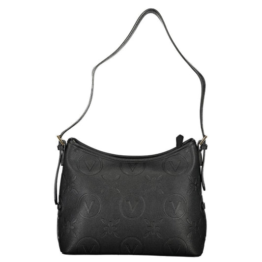 Black Polyurethane Women Handbag