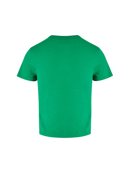 Green Cotton Logo T-Shirt