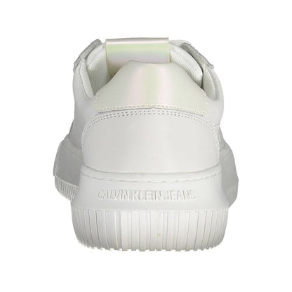 White Leather Women Sneaker