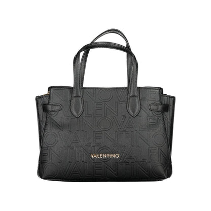 Nero Polyurethane Women Handbag