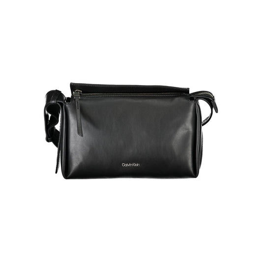 Black Polyester Women Bag