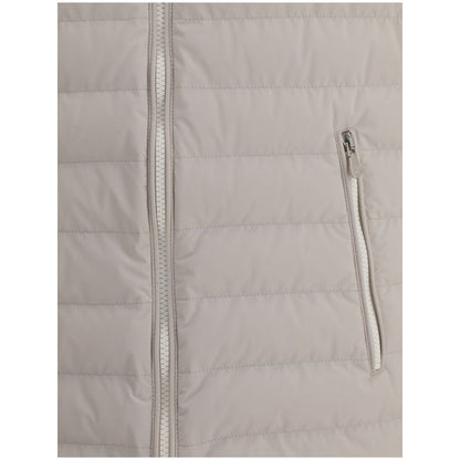 Beige Polyamide Jackets And Coat