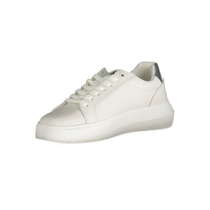 Bianco Polyurethane Women Sneaker