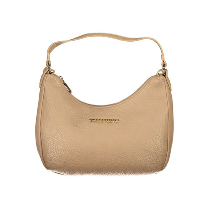 Beige Polyurethane Women Shoulder Bag