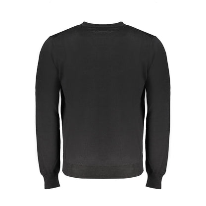 Black Wool Men's Sweater