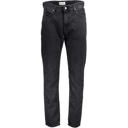 Black Cotton Men Jeans