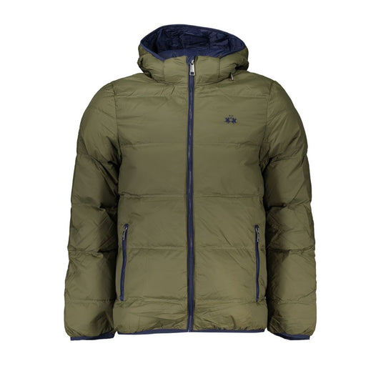 Green Polyamide Men Jacket