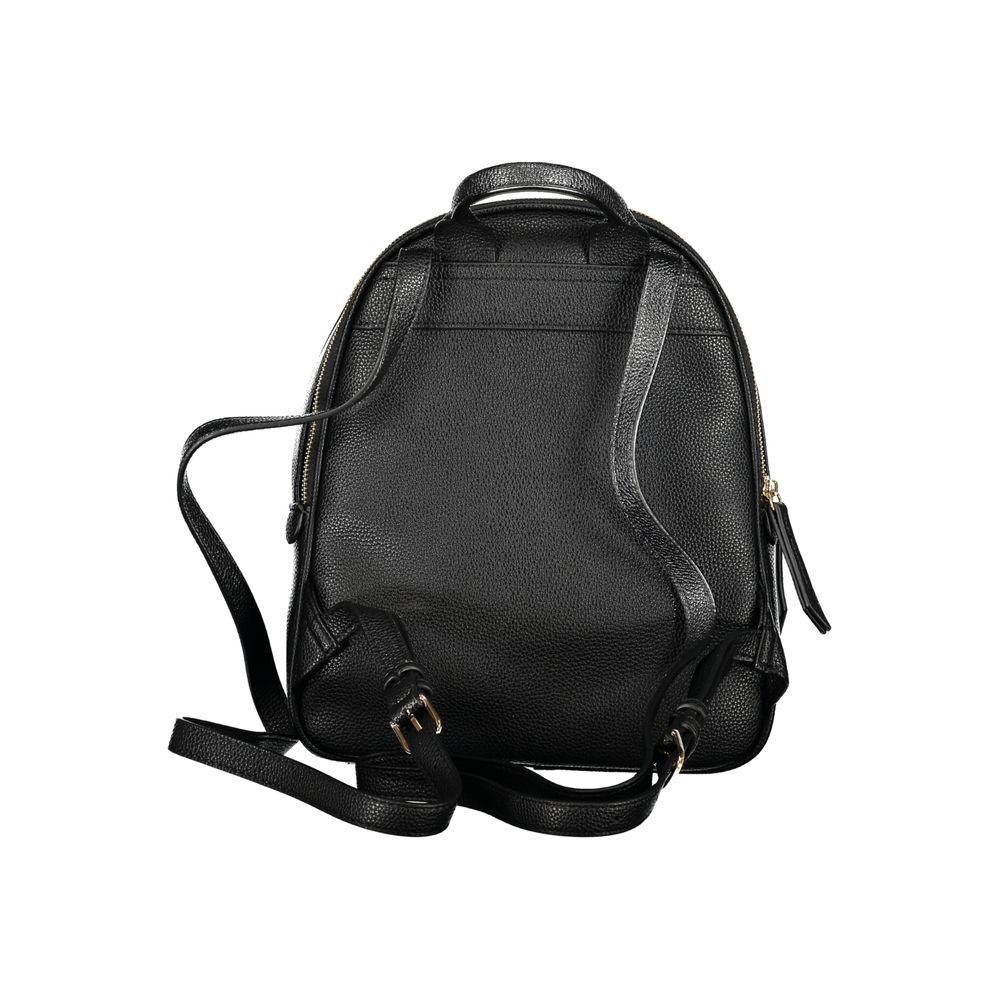 Nero Polyurethane Women Backpack