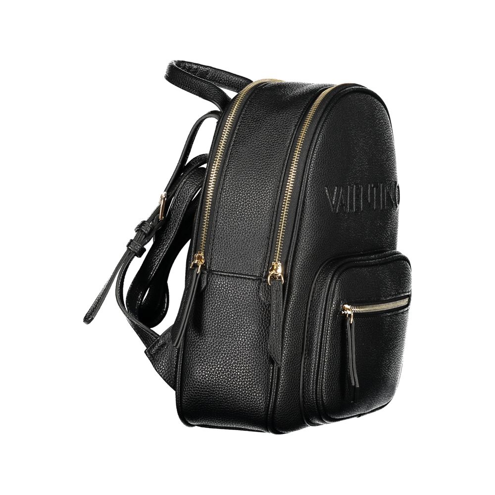Nero Polyurethane Women Backpack