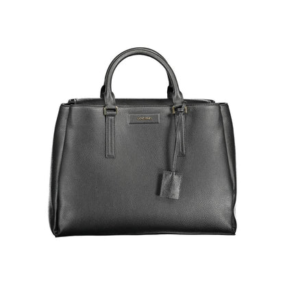 Black Recycled Polyester Women Handbag