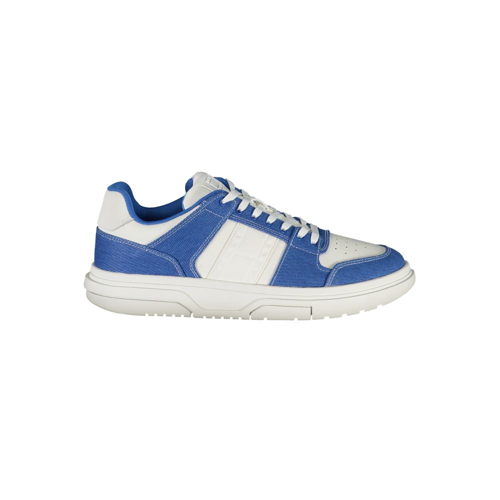 White Polyurethane Men Sneaker