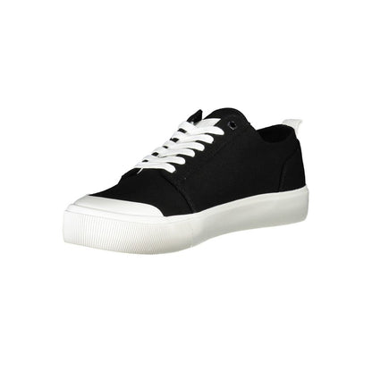 Black Recycled Material Men Sneaker