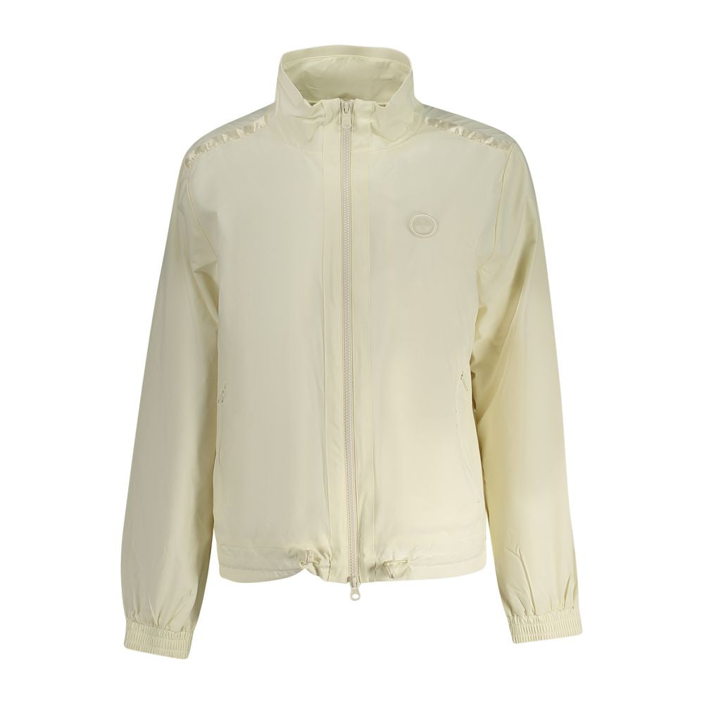 White Nylon Women's Jacket