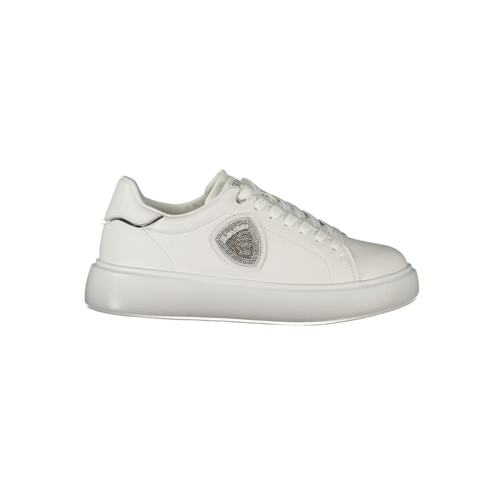 White Leather Women Sneaker