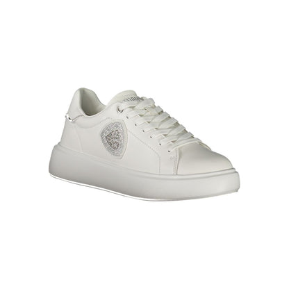 White Leather Women Sneaker
