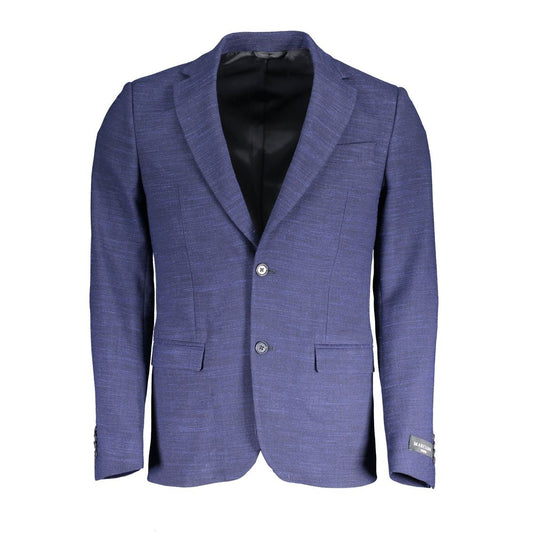 Blu Polyester Women Jacket
