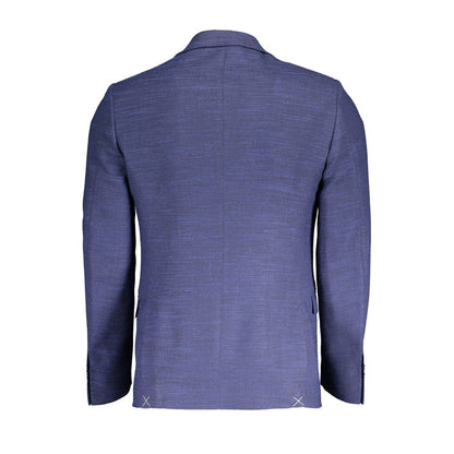 Blu Polyester Women Jacket