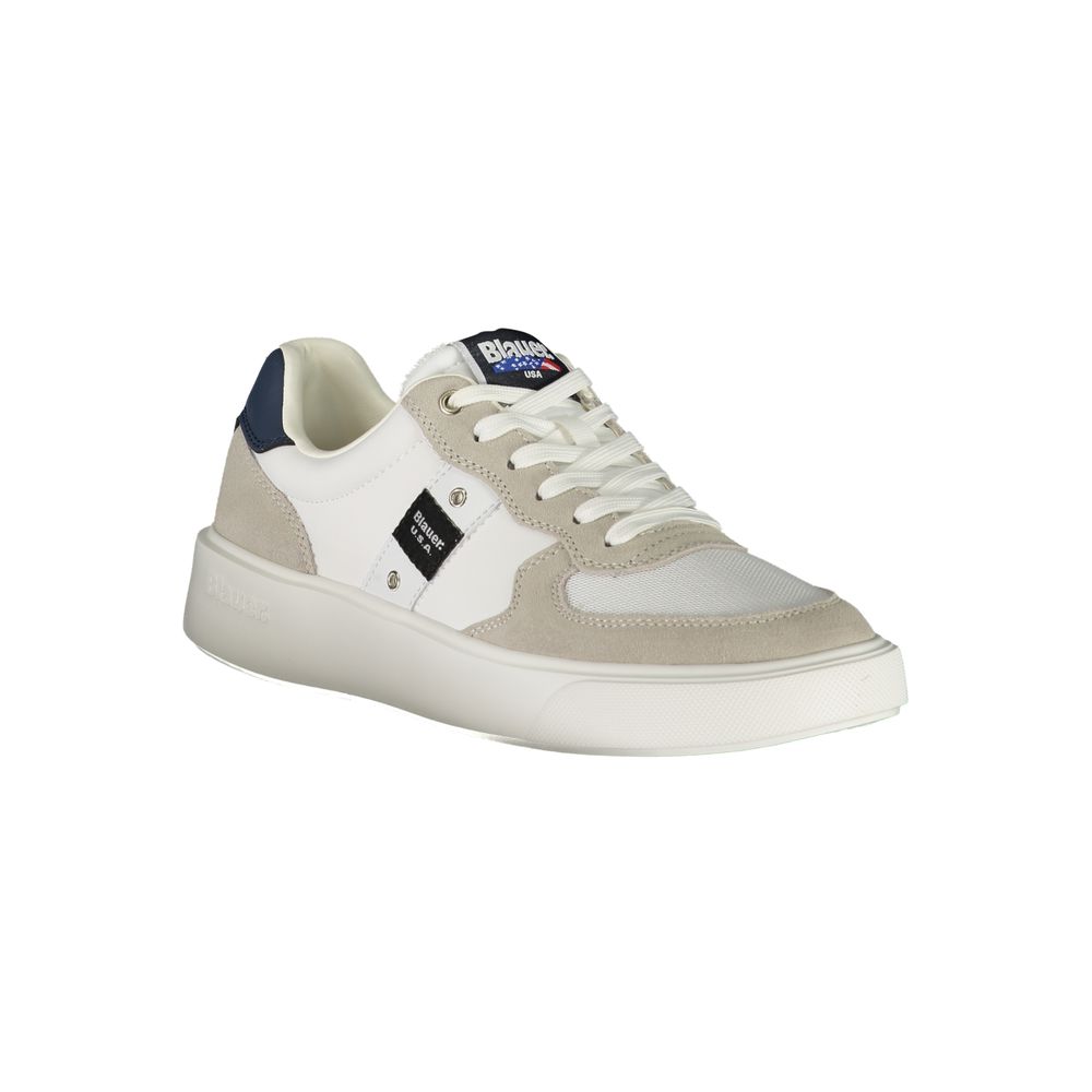 White Leather Men Sneaker
