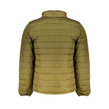 Green Polyester Men's Jacket