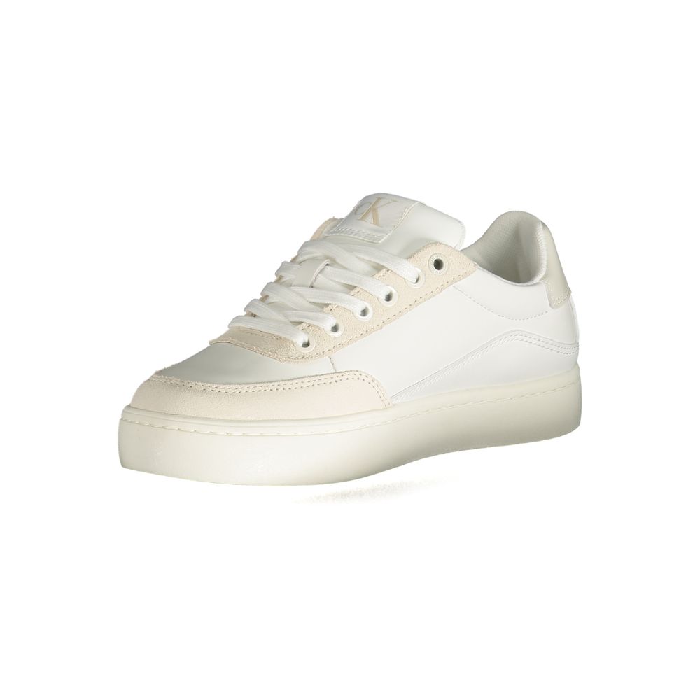 Bianco Polyurethane Men Sneaker