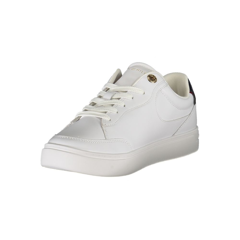 White Leather Women Sneaker